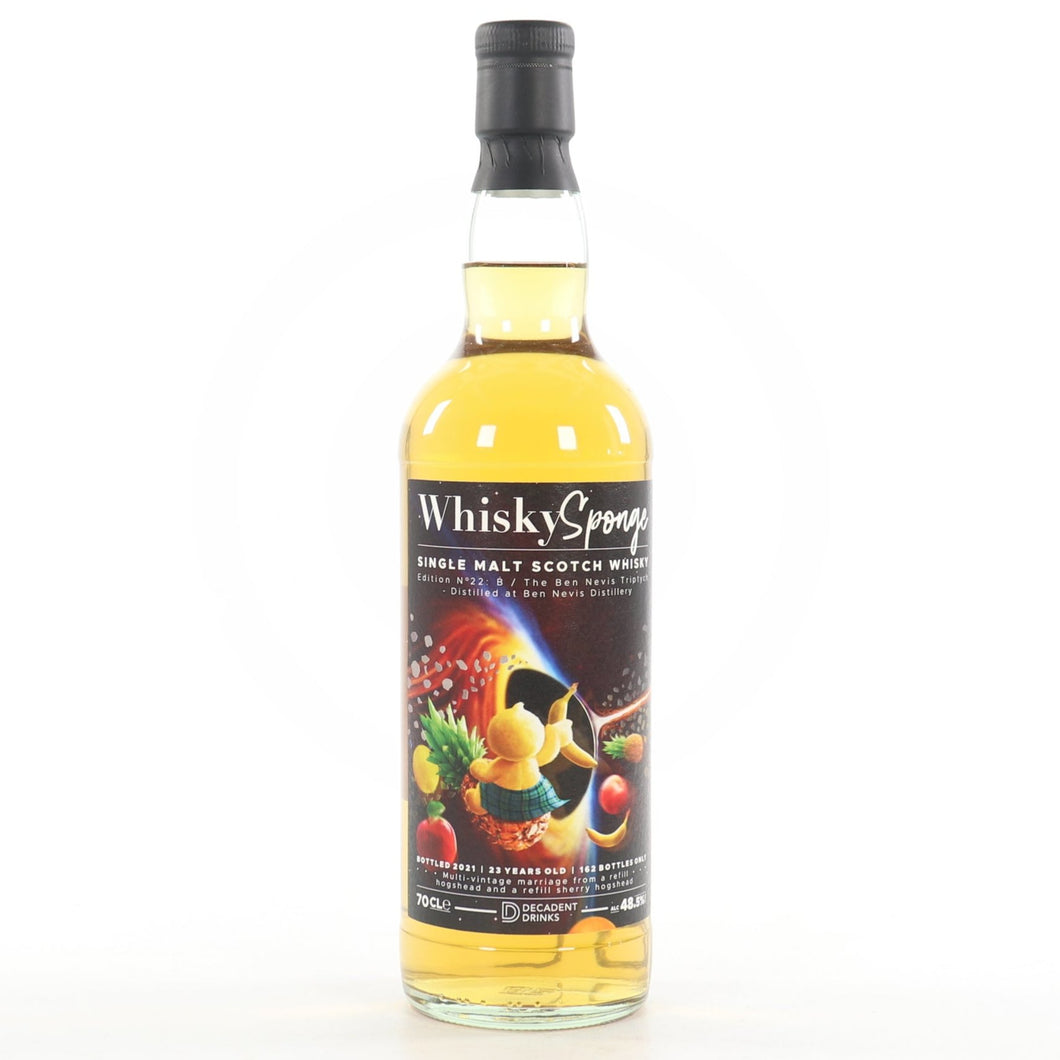 Ben Nevis 23YO (2021) Refill HHD & Sherry HHD 700ml 48.5% Whisky Sponge 22B