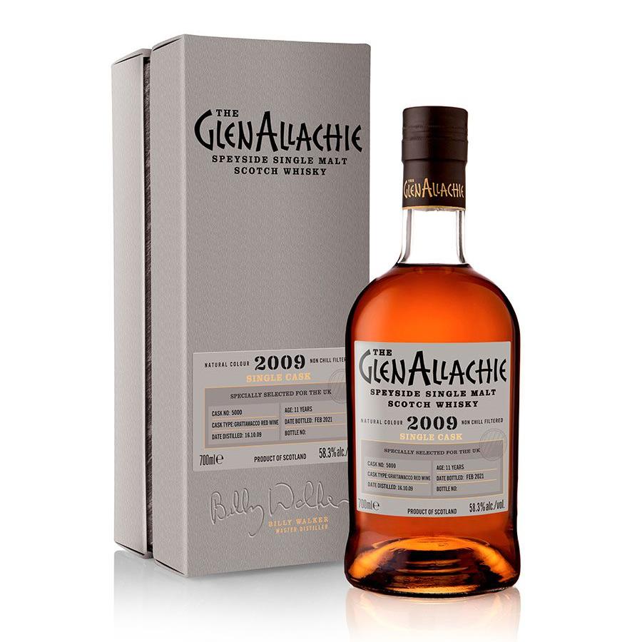 GlenAllachie 2009/2021 11YO Grattamacco Red Wine Cask 700ml 58.3%