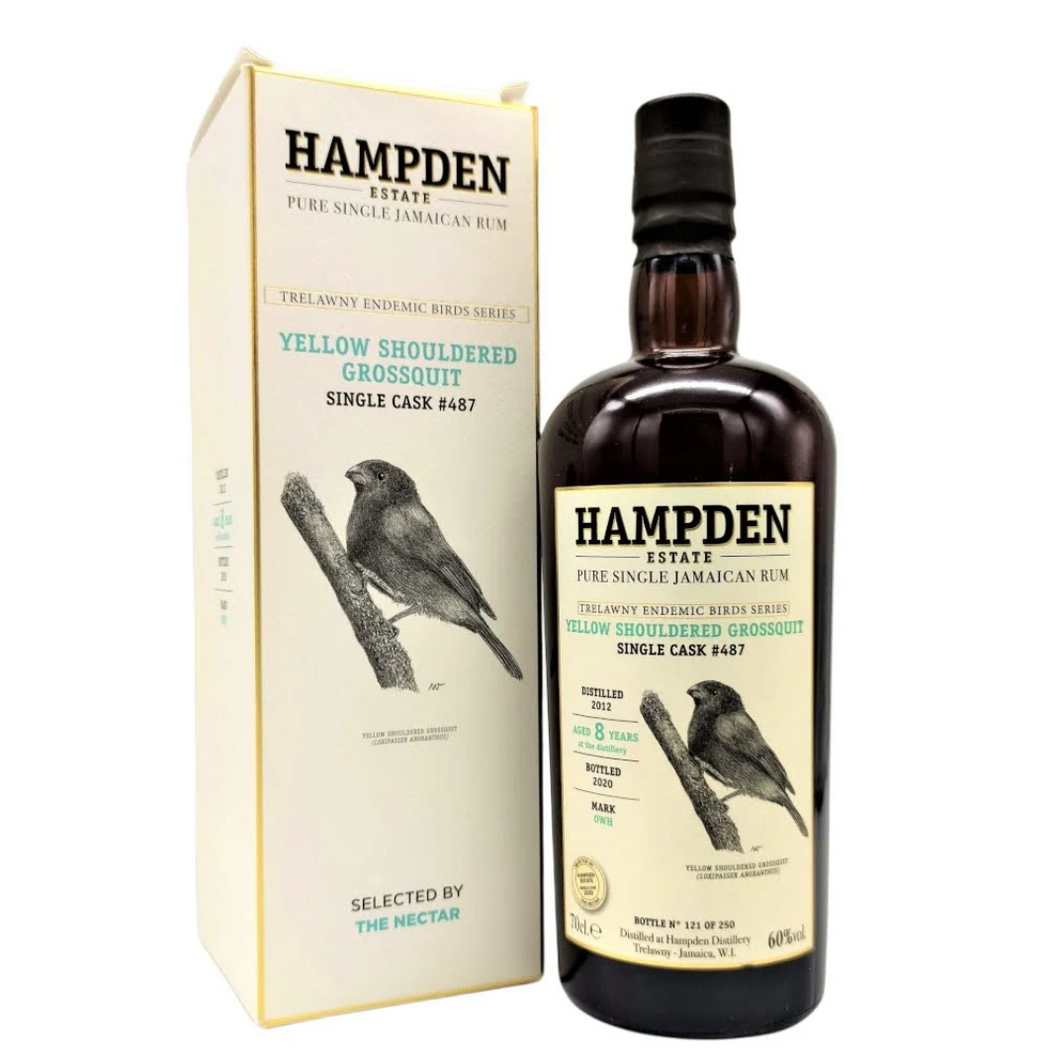 Hampden 2012 8YO #487 Yellow Shouldered Grossquit 700ml 60%