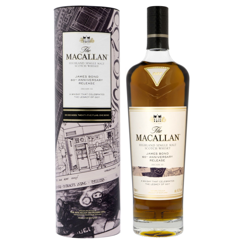 Macallan James Bond 60th Anniversary Release Decade III 700ml 43.7%