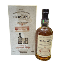 将图像加载到图库查看器中，Balvenie 14YO Cuban Selection w Note Pad 700ml 43%
