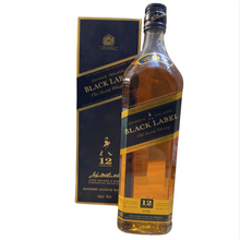 将图像加载到图库查看器中，Johnnie Walker Black Label 1990s 1L 43%
