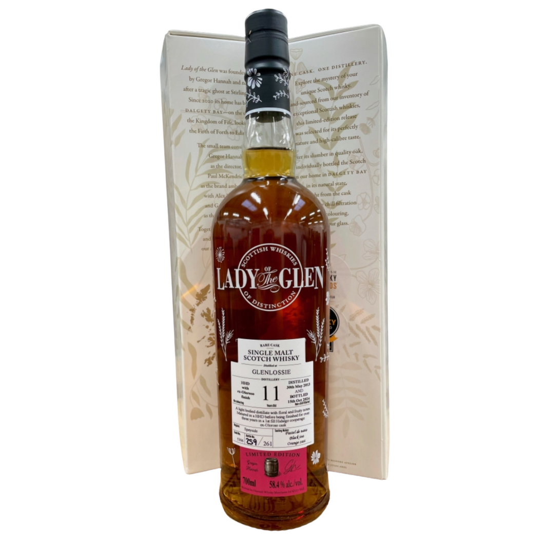 Glenlossie 2013/2024 11YO 1st fill Oloroso Sherry Finish 700ml 58.4% (LOTG)