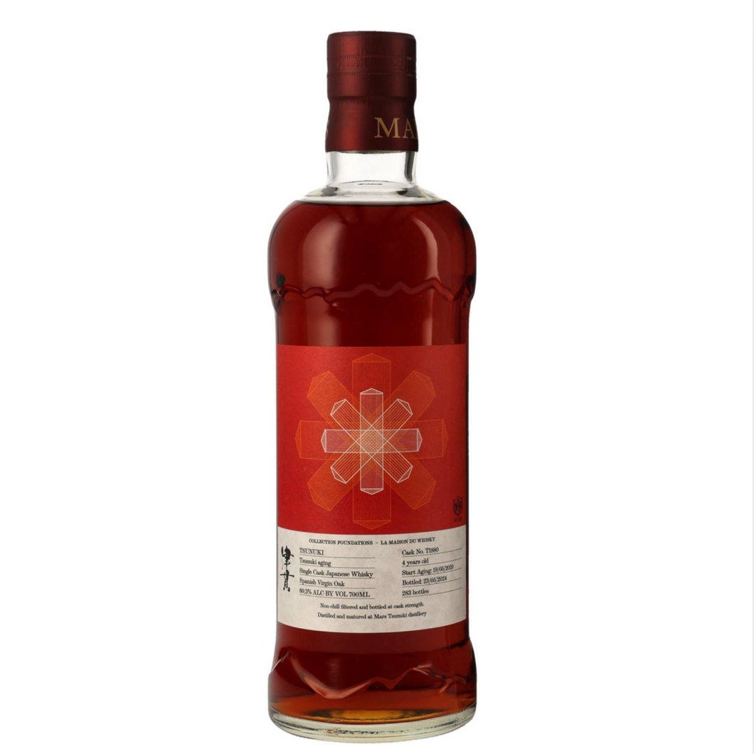 Mars 2020/2024 4YO Tsunuki Spanish Virgin Oak #T1880 700ml 60.30%