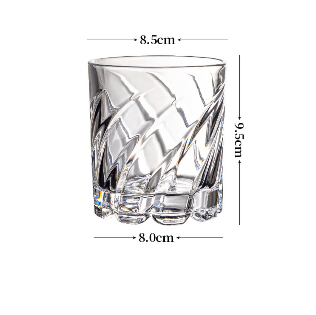 Reflection Spinning Whisky Rock Glass 300ml (x2/4/6)