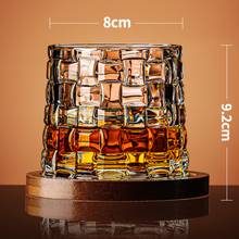 Load image into Gallery viewer, Jade (Glass + Base) Spinning Whisky Rock Glass 280ml (1pc)
