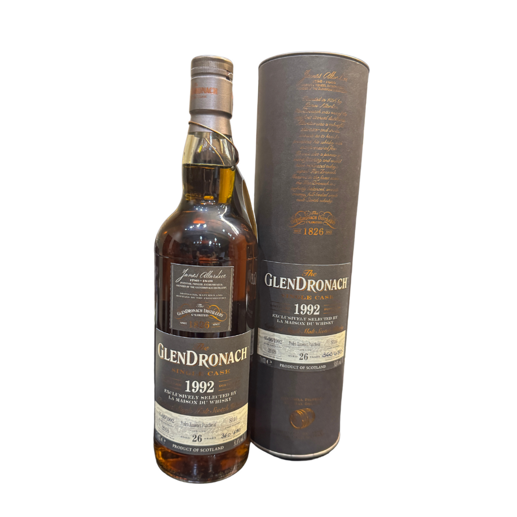 GlenDronach 1992/2018 26YO PX Puncheon 700ml 51.8%