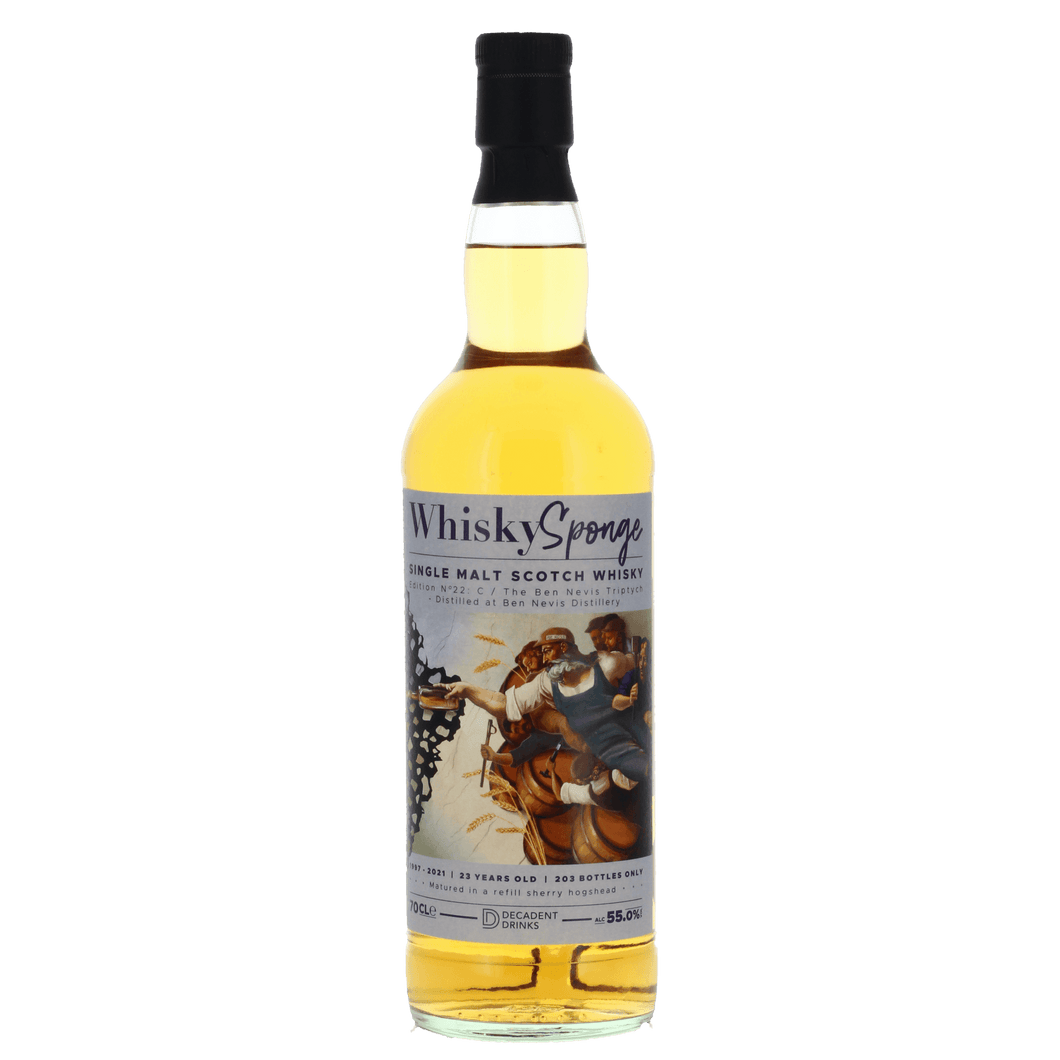 Ben Nevis 1997/2021 23YO Refill Sherry HHD 700ml 55% Whisky Sponge 22C