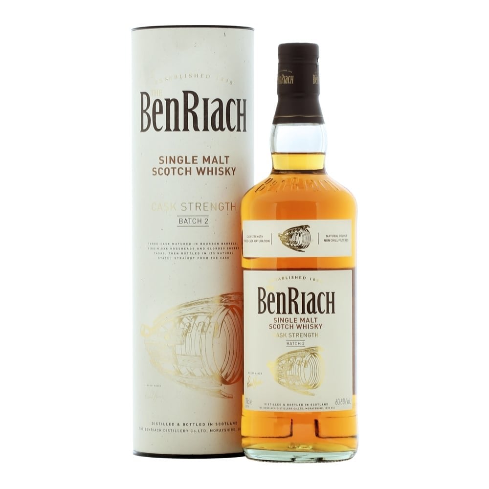 BenRiach Cask Strength Batch 2 700ml 60.6%