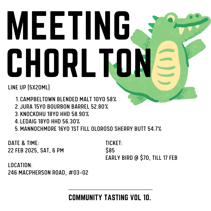 Community Tasting Vol 10, 22 Feb 2025, 6pm (5x20ml)