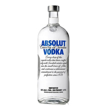 将图像加载到图库查看器中，Absolut Blue Vodka 1.75L 40%
