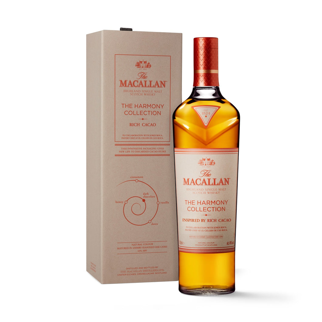 Bottle of Macallan Harmony whisky with giftbox 3mk